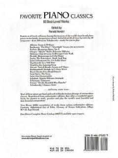 Favorite Piano Classics von Ronald Herder 