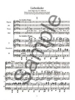 The Complete Liebeslieder And Zigeunerlieder von Johannes Brahms 