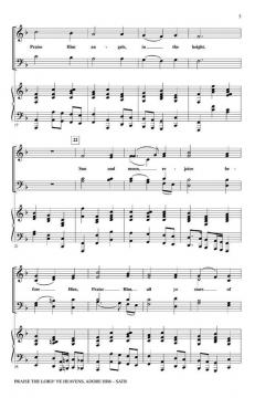 Praise The Lord! Ye Heavens, Adore Him 