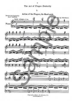 The Art of Finger Dexterity Op.740 von Carl Czerny 