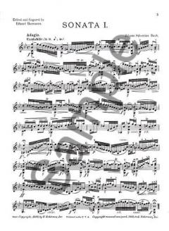 Sonaten und Partiten für Violine von Johann Sebastian Bach im Alle Noten Shop kaufen