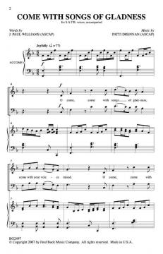 Come With Songs Of Gladness (Patti Drennan) 