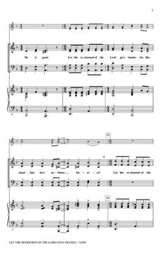 Let The Redeemed Of The Lord Give Thanks (John Purifoy) 