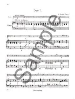 6 Little Duets Op. 8 von Ignaz Pleyel für Violine und Klavier im Alle Noten Shop kaufen