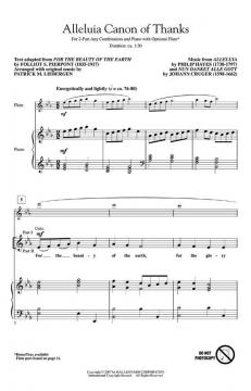 Alleluia Canon Of Thanks (Patrick M. Liebergen) 