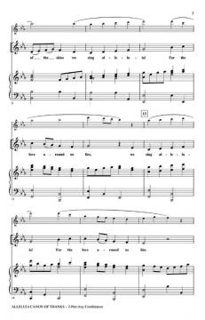 Alleluia Canon Of Thanks (Patrick M. Liebergen) 