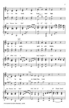It Is Good To Give Thanks (Stan Pethel) 