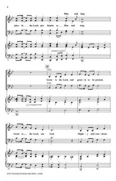 Give Thanks To Him And Sing (Cindy Berry) 