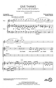 Give Thanks (With O Come Let Us Adore Him) 