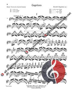 24 Caprices For Solo Violin Op. 1 von Niccolò Paganini im Alle Noten Shop kaufen