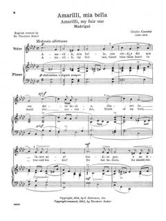 24 Italian Songs And Arias Of The 17th And 18th Centuries 