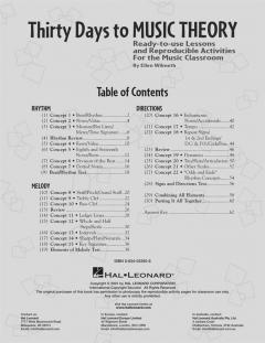 Thirty Days To Music Theory von Ellen Wilmeth 