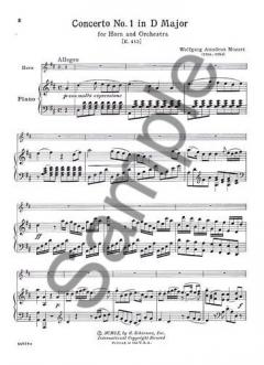 4 Horn Concertos And Concert Rondo von Wolfgang Amadeus Mozart im Alle Noten Shop kaufen