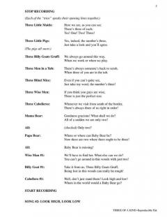 Three Of A Kind (Musical) (John Higgins) 