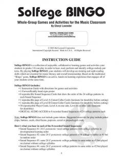 Solfege Bingo von Cheryl Lavender im Alle Noten Shop kaufen