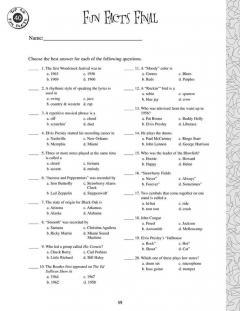 Top 40 Fun Facts: Rock And Roll von Tom Anderson 