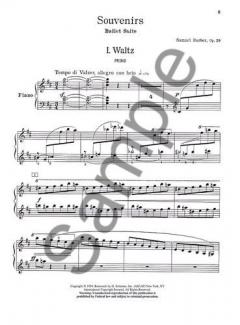 Souvenirs Op.28 von Samuel Barber 