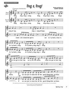 Sight-Sing A Song! Set 1: Keys of C and F von Audrey Snyder 