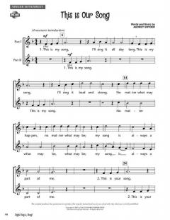 Sight-Sing A Song! Set 1: Keys of C and F von Audrey Snyder 