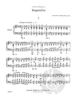 Bagatelles for The Piano Op. 5 