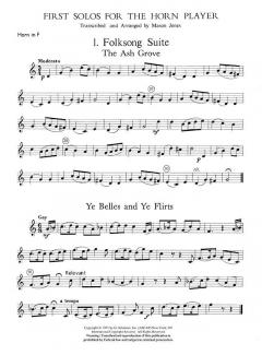 First Solos for the Horn Player im Alle Noten Shop kaufen