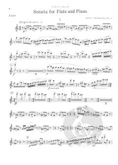Sonata for Flute and Piano Op. 14 von Robert Muczynski 