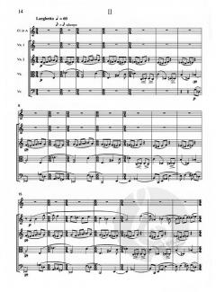 Quintet For Clarinet And String Quartet (Ezra Laderman) 