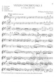 Violin Concertos Nos. 3, 4, 5 von Wolfgang Amadeus Mozart im Alle Noten Shop kaufen