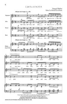 Motetto On Words From The Book Of Job (Samuel Barber) 