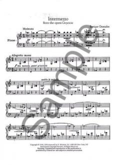 Album for Piano von Enrique Granados 