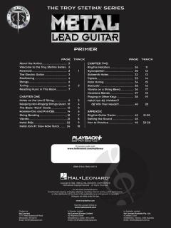 Metal Lead Guitar Primer von Troy Stetina 