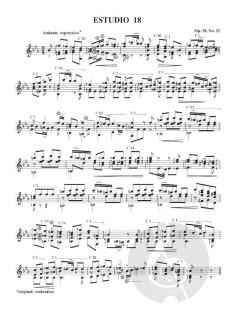 Andres Segovia - 20 Studies For Guitar ( Sor ) von Fernando Sor 