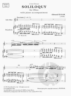 Soliloquy (2nd Edition) von Edward Elgar 