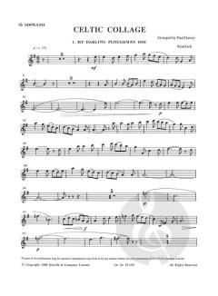 Celtic Collage for Saxophone Quartet von Paul Harvey 
