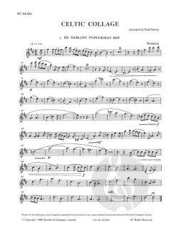 Celtic Collage for Saxophone Quartet von Paul Harvey 