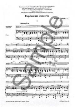 Euphonium Concerto von Joseph Horovitz 