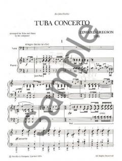 Tuba Concerto von Edward Gregson im Alle Noten Shop kaufen