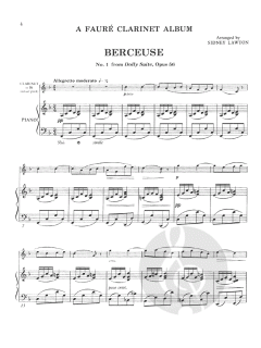 A Faure Clarinet Album von Gabriel Fauré 