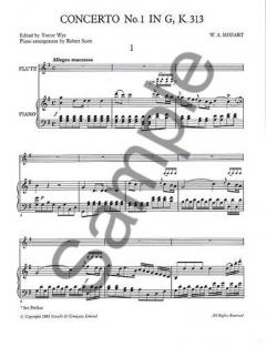 Flute Concerto No. 1 in G K.313 von Wolfgang Amadeus Mozart 