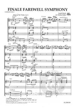 Finale Farewell Symphony (Joseph Haydn) 