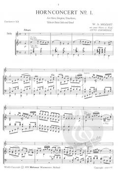 Hornkoncert Nr. 1 KV 412 (W.A. Mozart) 