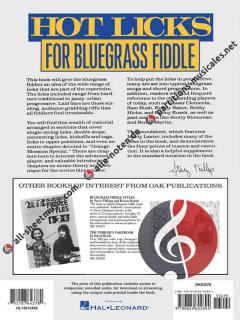 Hot Licks For Bluegrass Fiddle 