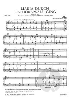 Maria durch ein Dornwald ging (Hugo Frey) 