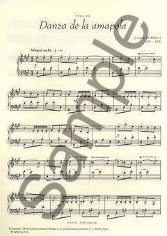 Danza De La Amapola for Piano von Joaquin Rodrigo 