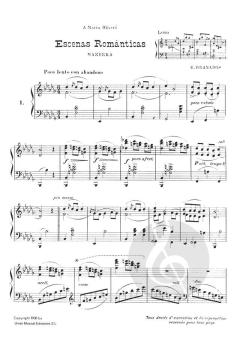 Escenas Romanticas von Enrique Granados 