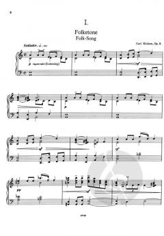 5 Pieces for Piano Op. 3 von Carl Nielsen 