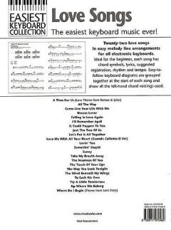 Easiest Keyboard Collection: Love Songs von Friederich Hollander im Alle Noten Shop kaufen