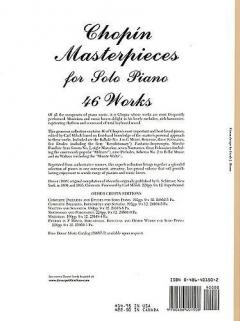 Masterpieces for Solo Piano von Frédéric Chopin 