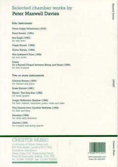 Litany for a Ruined Chapel Between Sheep and Shore von Peter Maxwell Davies 