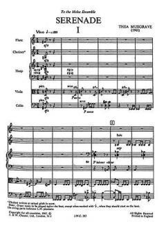 Serenade von Thea Musgrave 